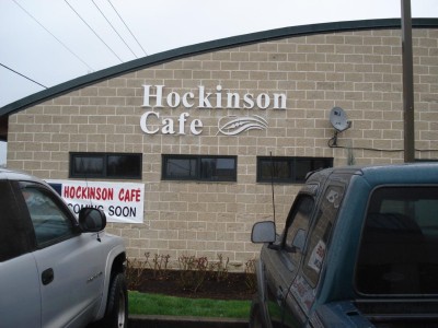 Hockinson Cafe Molded Plastic Sign Dimensional Signs